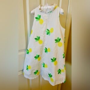 Janie and Jack pineapple dress size 6T